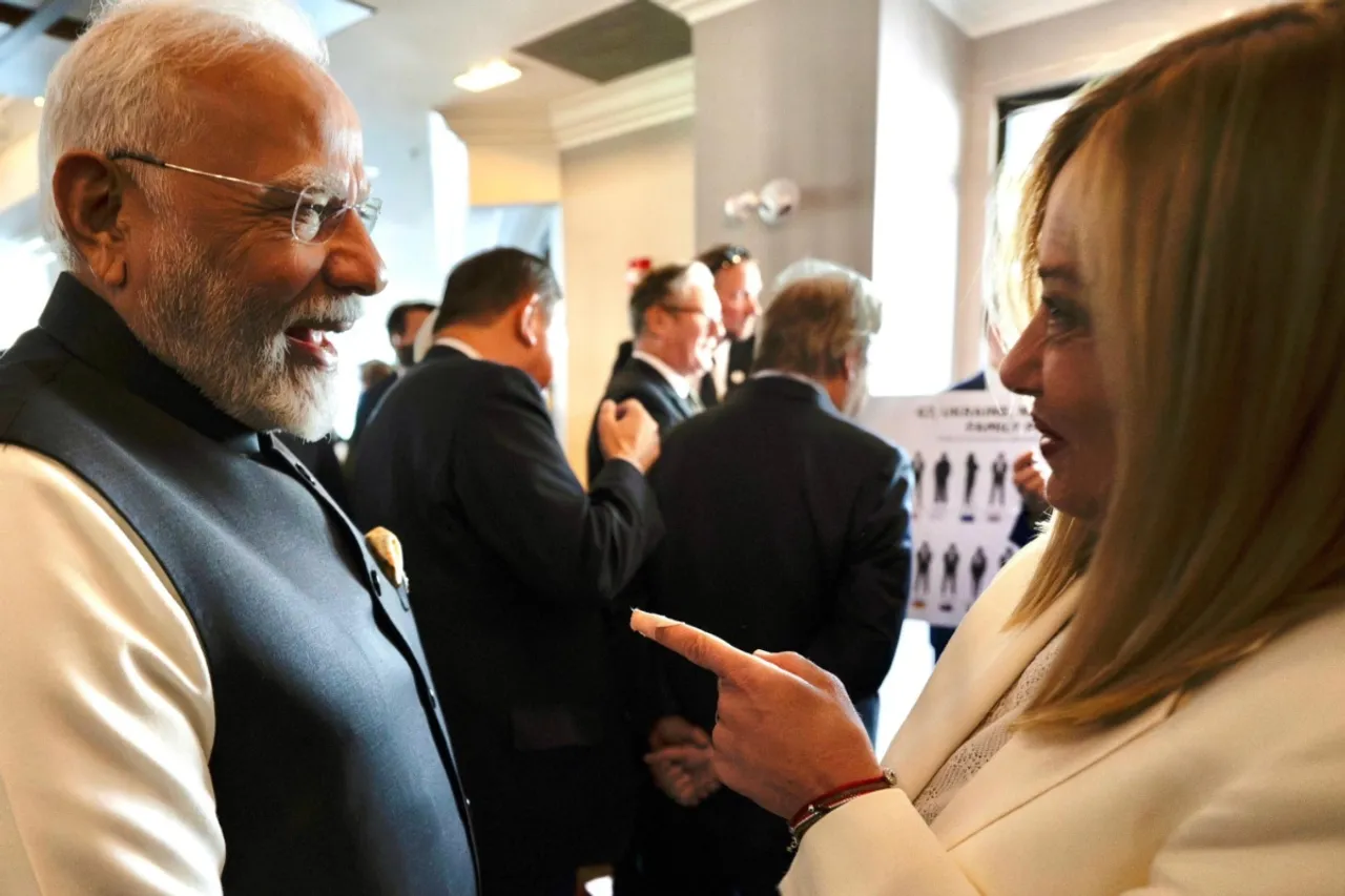 PM Modi and Giorgia Meloni